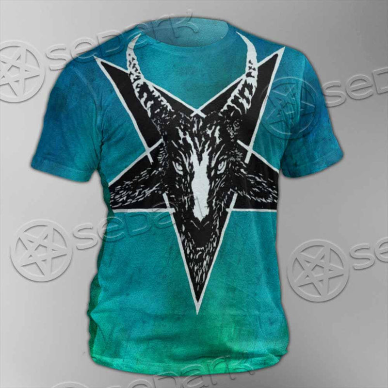 Gradiant Baphomet Mint SED-0757 Unisex T-shirt