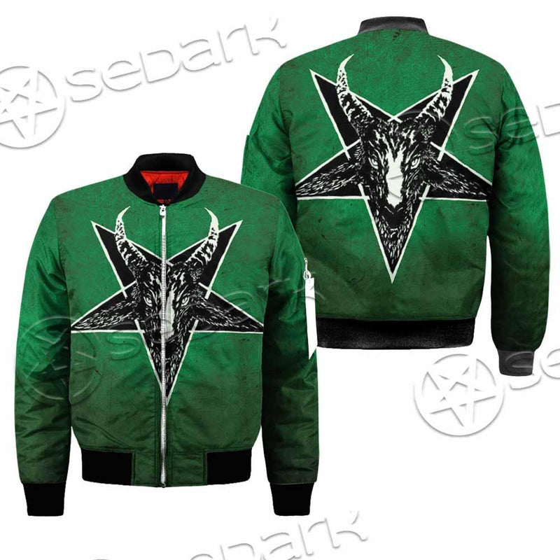 Gradiant Baphomet Green SED-0758 Jacket