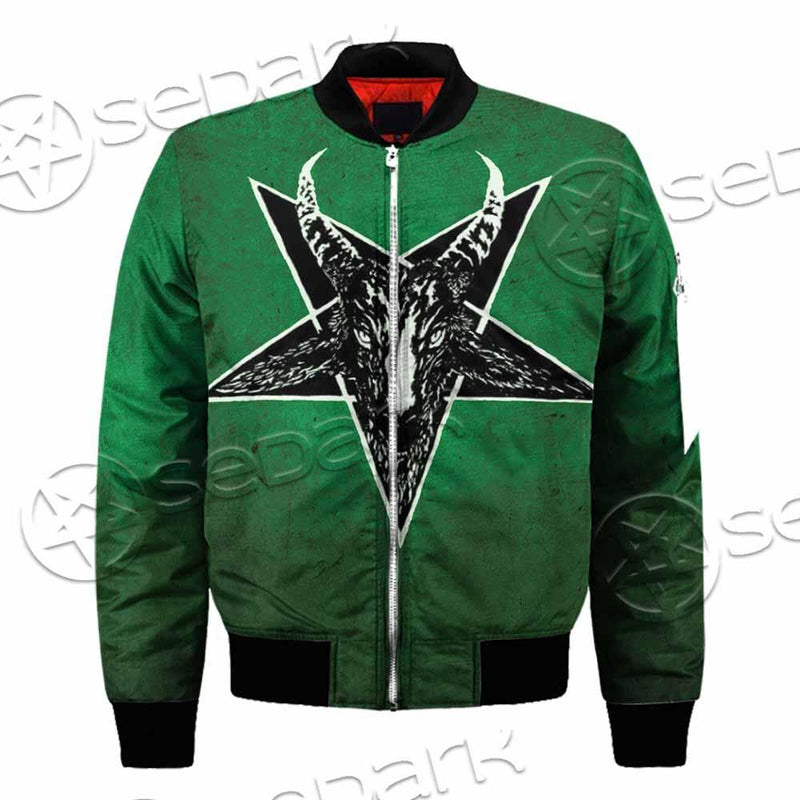 Gradiant Baphomet Green SED-0758 Jacket