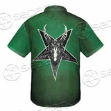Gradiant Baphomet Green SED-0758 Shirt Allover