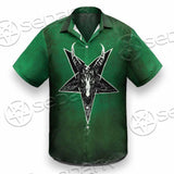 Gradiant Baphomet Green SED-0758 Shirt Allover