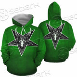 Gradiant Baphomet Green SED-0758 Hoodie & Zip Hoodie
