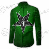 Gradiant Baphomet Green SED-0758 Shirt Allover