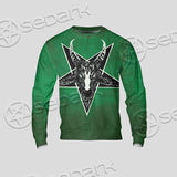Gradiant Baphomet Green SED-0758 Unisex Sweatshirt