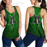 Gradiant Baphomet Green SED-0758 Women Tank Top