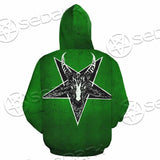 Gradiant Baphomet Green SED-0758 Hoodie & Zip Hoodie