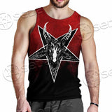 Gradiant Baphomet Red SED-0760 Men Tank-tops
