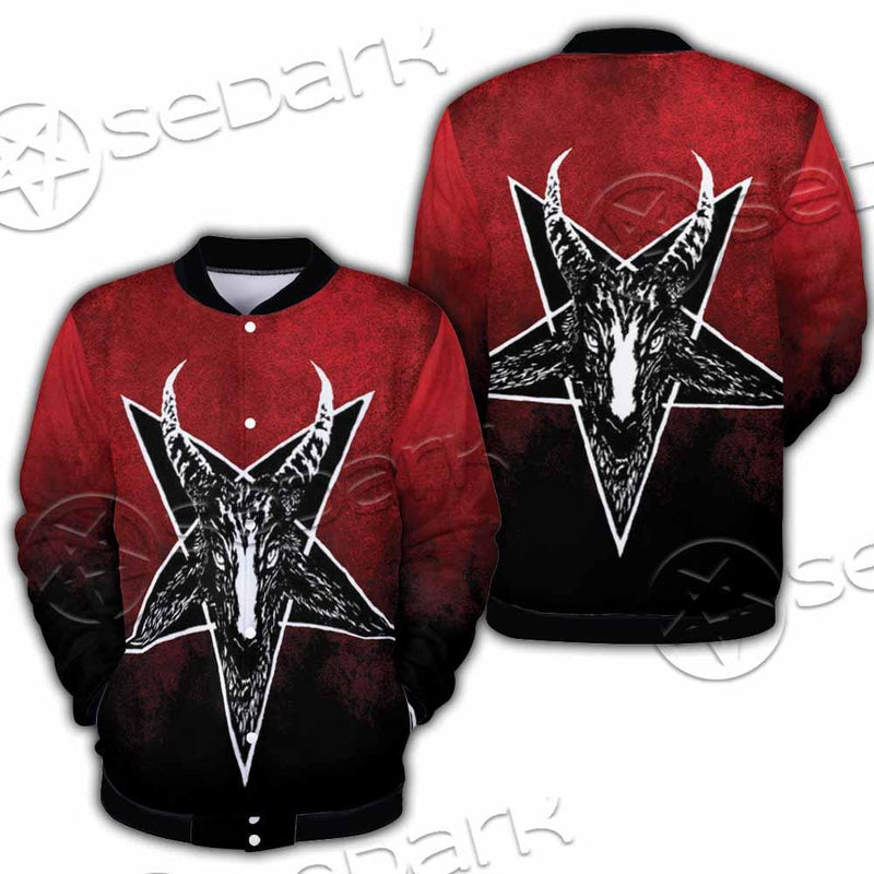 Gradiant Baphomet Red SED-0760 Button Jacket