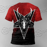 Gradiant Baphomet Red SED-0760 Unisex T-shirt