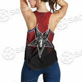 Gradiant Baphomet Red SED-0760 Women Tank Top