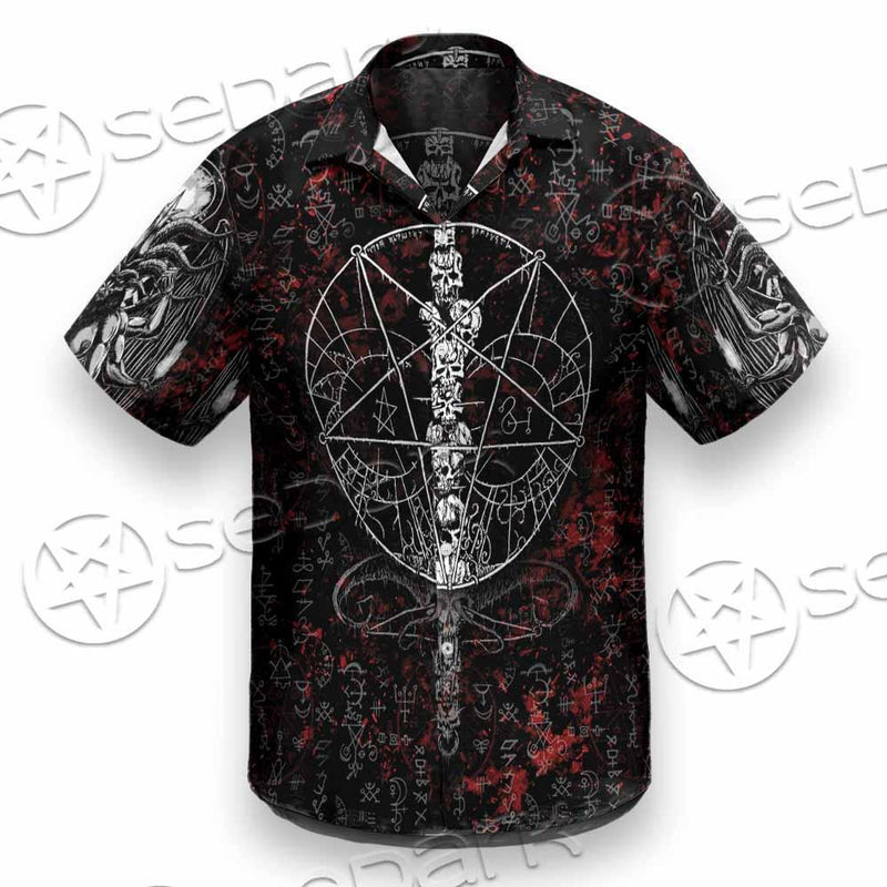 Baphomet Black Metal Art SED-0761 Shirt Allover