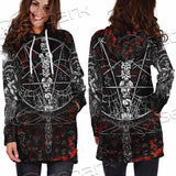 Baphomet Black Metal Art SED-0761 Hoodie Dress