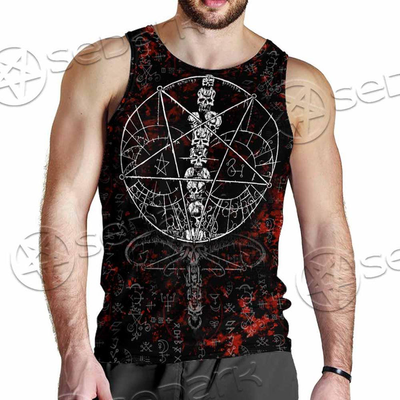 Baphomet Black Metal Art SED-0761 Men Tank-tops