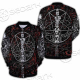 Baphomet Black Metal Art SED-0761 Button Jacket