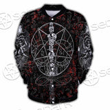 Baphomet Black Metal Art SED-0761 Button Jacket