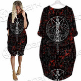 Baphomet Black Metal Art SED-0761 Batwing Pocket Dress
