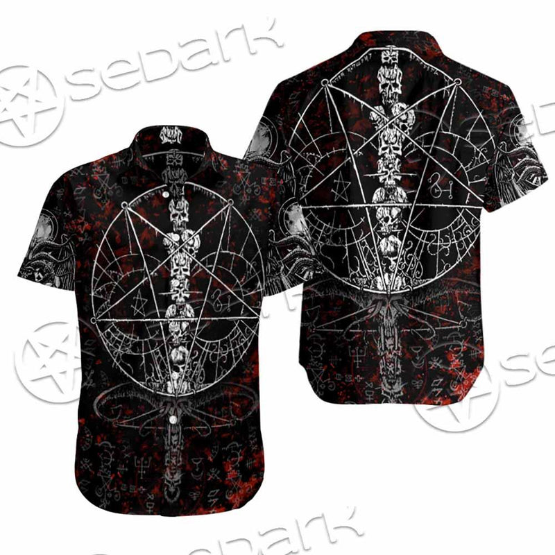 Baphomet Black Metal Art SED-0761 Shirt Allover