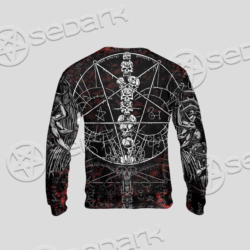 Baphomet Black Metal Art SED-0761 Unisex Sweatshirt