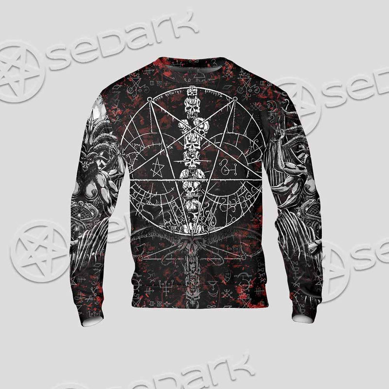 Baphomet Black Metal Art SED-0761 Unisex Sweatshirt
