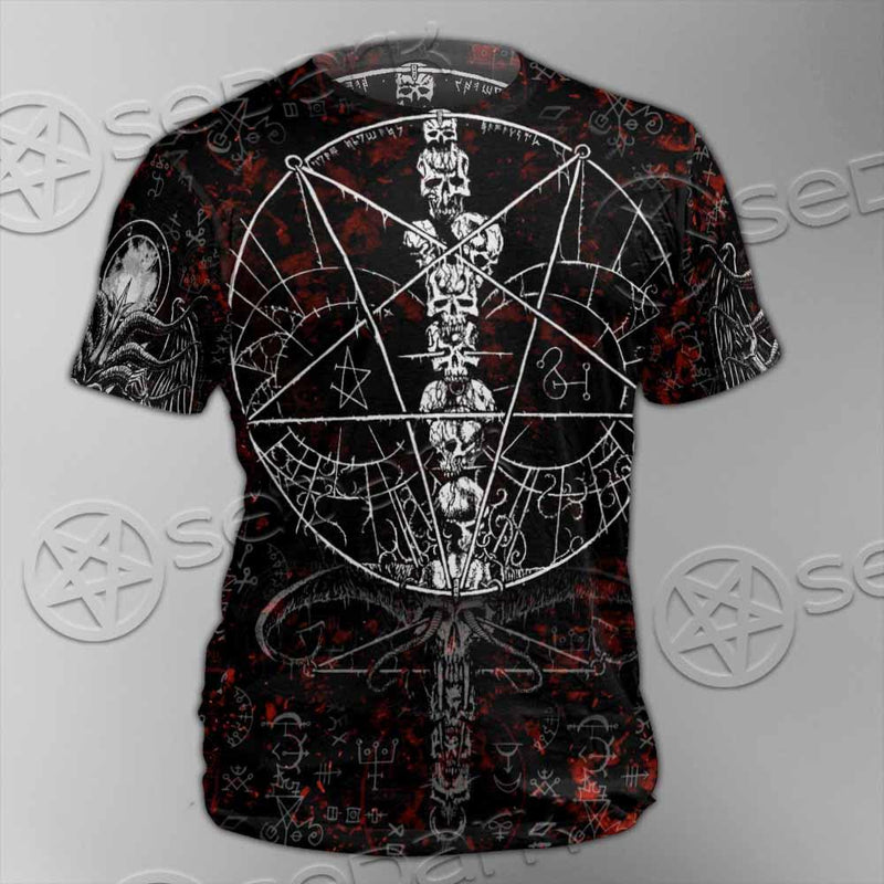 Baphomet Black Metal Art SED-0761 Unisex T-shirt