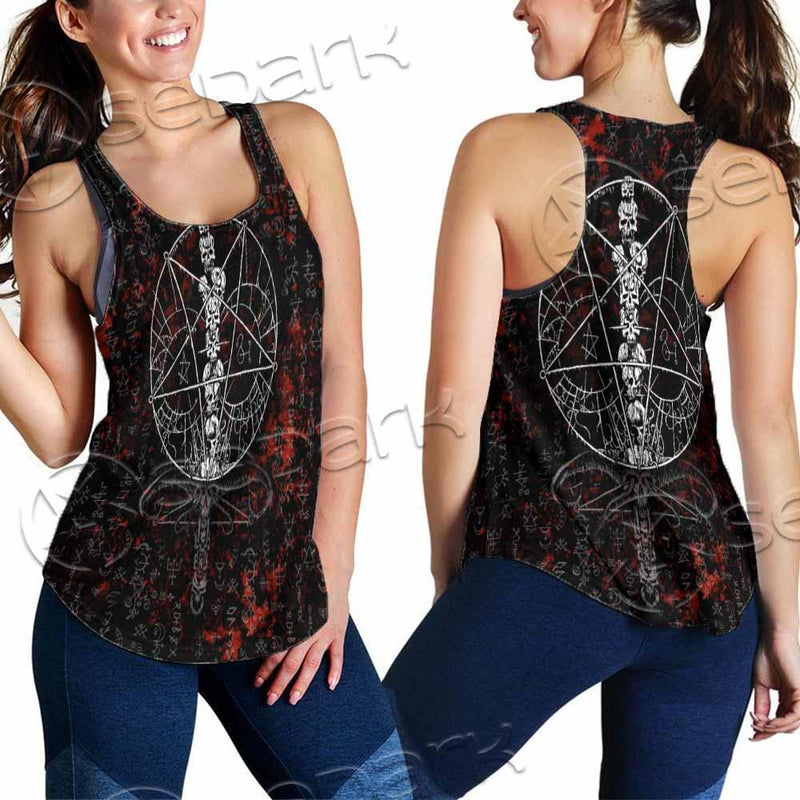 Baphomet Black Metal Art SED-0761 Women Tank Top