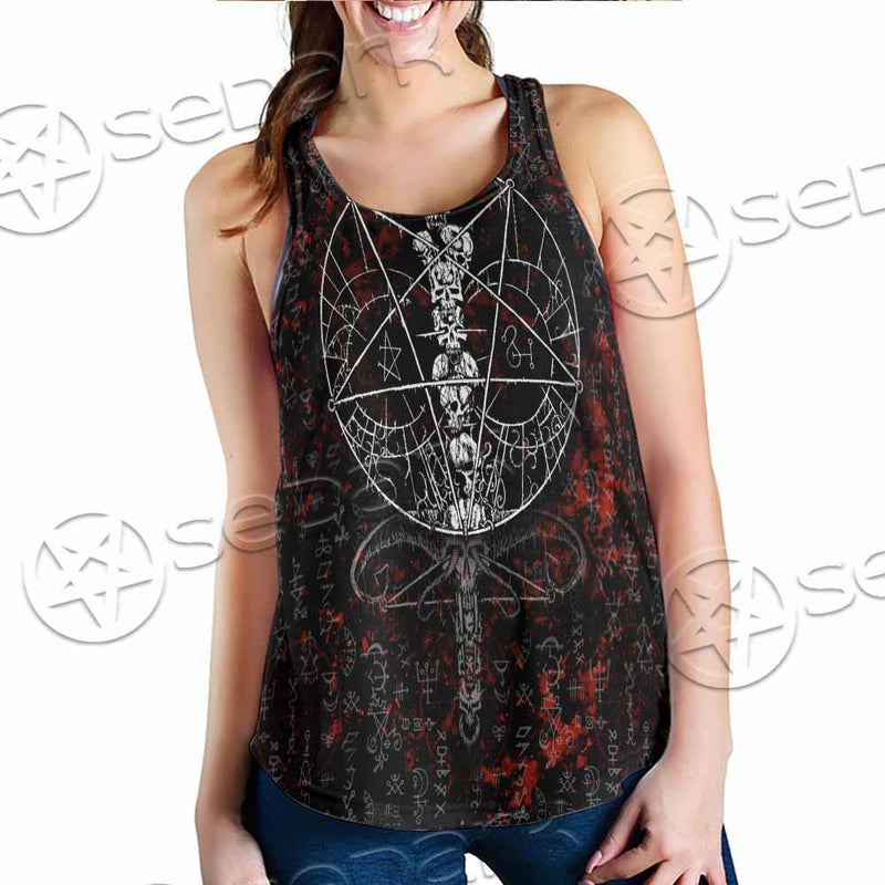 Baphomet Black Metal Art SED-0761 Women Tank Top