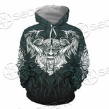 Viking Odin Raven SED-0762 Hoodie & Zip Hoodie