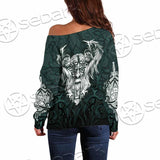 Viking Odin Raven SED-0762 Off Shoulder Sweaters