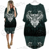 Viking Odin Raven SED-0762 Batwing Pocket Dress