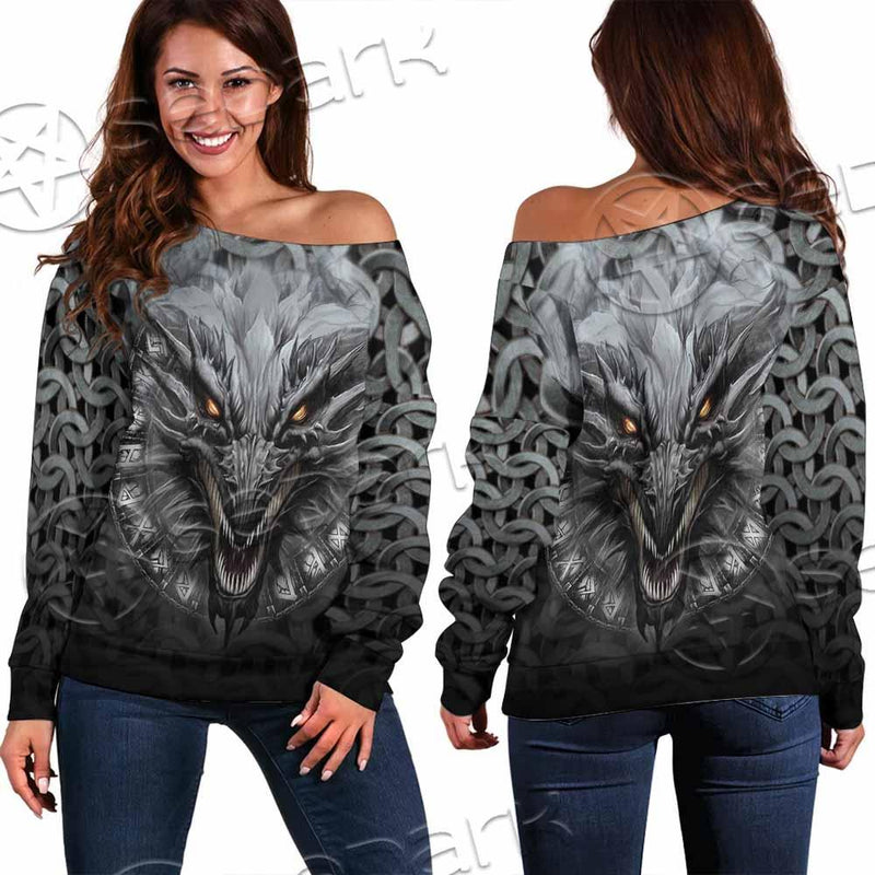 Viking Gragon SED-0763 Off Shoulder Sweaters