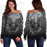 Viking Gragon SED-0763 Off Shoulder Sweaters