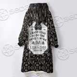 The Devil's Work SED-0764 Oversized Sherpa Blanket Hoodie