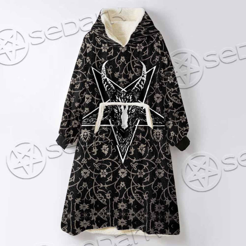 The Devil's Work SED-0764 Oversized Sherpa Blanket Hoodie