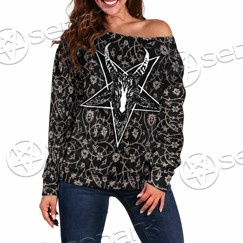 The Devil's Work SED-0764 Off Shoulder Sweaters