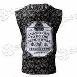 The Devil's Work SED-0764 Zip Sleeveless Hoodie