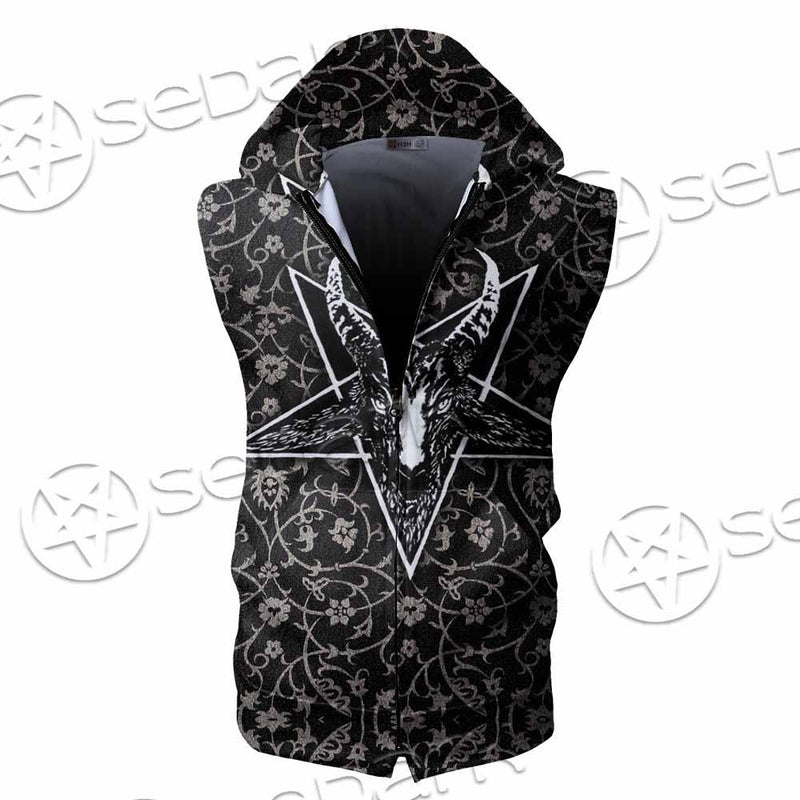 The Devil's Work SED-0764 Zip Sleeveless Hoodie