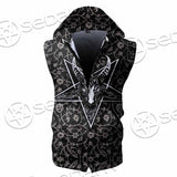 The Devil's Work SED-0764 Zip Sleeveless Hoodie