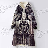 Baphomet SED-0767 Oversized Sherpa Blanket Hoodie