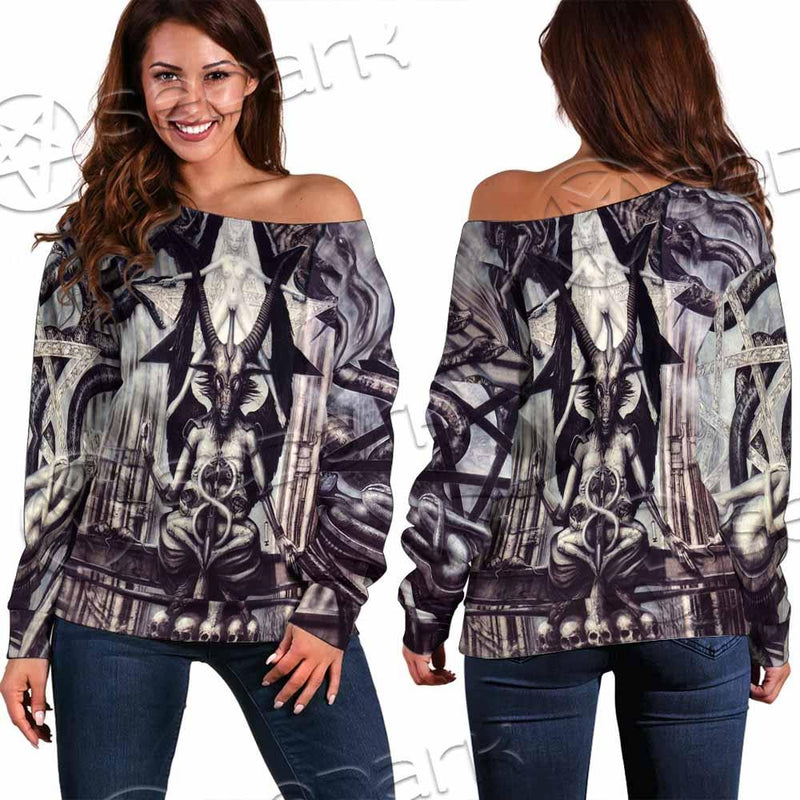 Baphomet SED-0767 Off Shoulder Sweaters