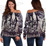 Baphomet SED-0767 Off Shoulder Sweaters