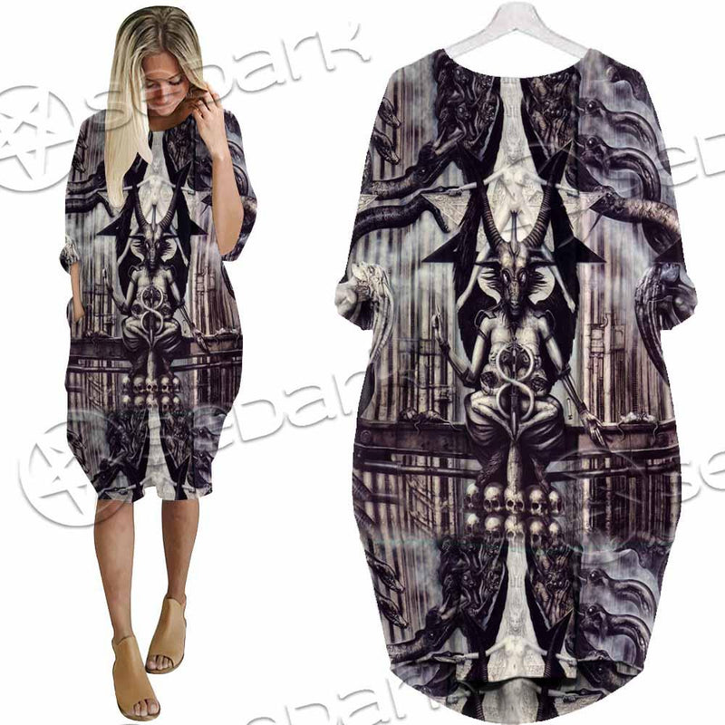 Baphomet SED-0767 Batwing Pocket Dress