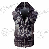 Baphomet SED-0767 Zip Sleeveless Hoodie