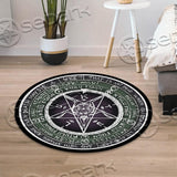 Baphomet Sigil Cthulhu Fhtagn SED-0769 Round Carpet