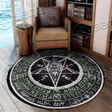 Baphomet Sigil Cthulhu Fhtagn SED-0769 Round Carpet