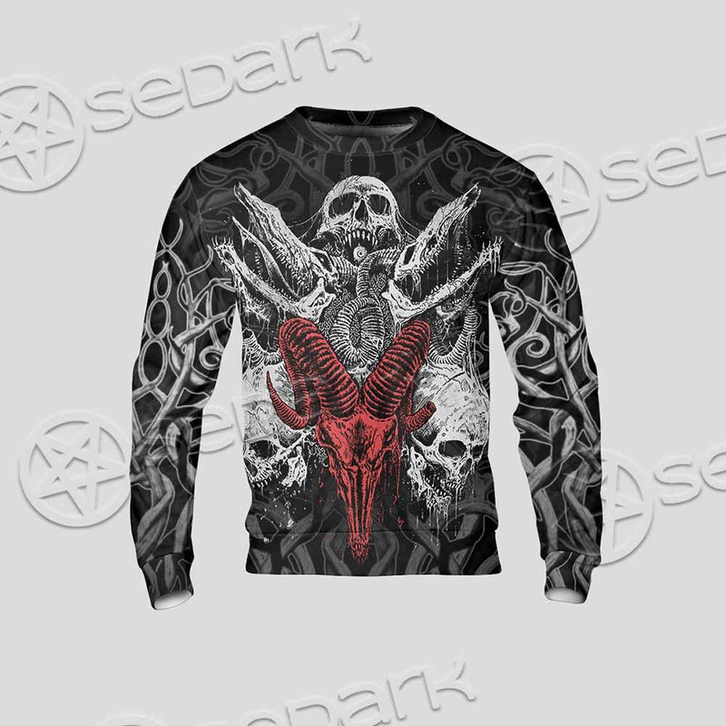 Skull Goat Head SED-0770 Unisex Sweatshirt