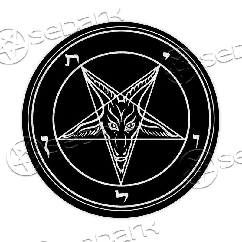 Sigil Of Baphomet SED-0772 Round Carpet