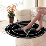 Sigil Of Baphomet SED-0772 Round Carpet