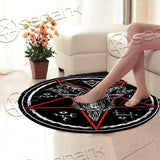 Satanic Occult Symbol SED-0774 Round Carpet