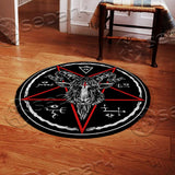Satanic Occult Symbol SED-0774 Round Carpet