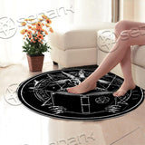 Baphomet Occult SED-0775 Round Carpet